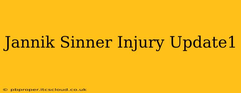 Jannik Sinner Injury Update1