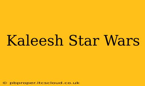 Kaleesh Star Wars