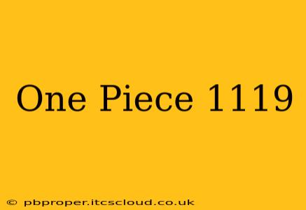 One Piece 1119