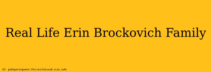 Real Life Erin Brockovich Family