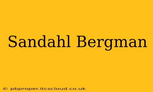 Sandahl Bergman