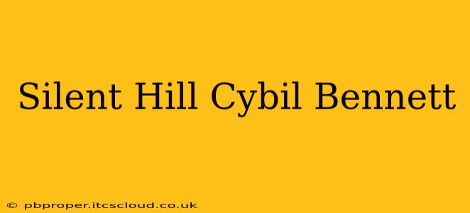 Silent Hill Cybil Bennett