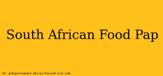 South African Food Pap