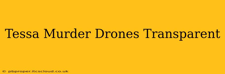 Tessa Murder Drones Transparent