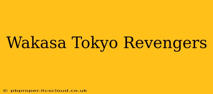 Wakasa Tokyo Revengers